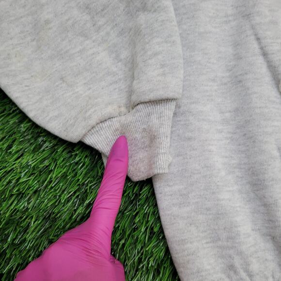 Vintage 1994 Funny Deer Hunting Sweatshirt Women XL 23x24 USA - Picture 3 of 16